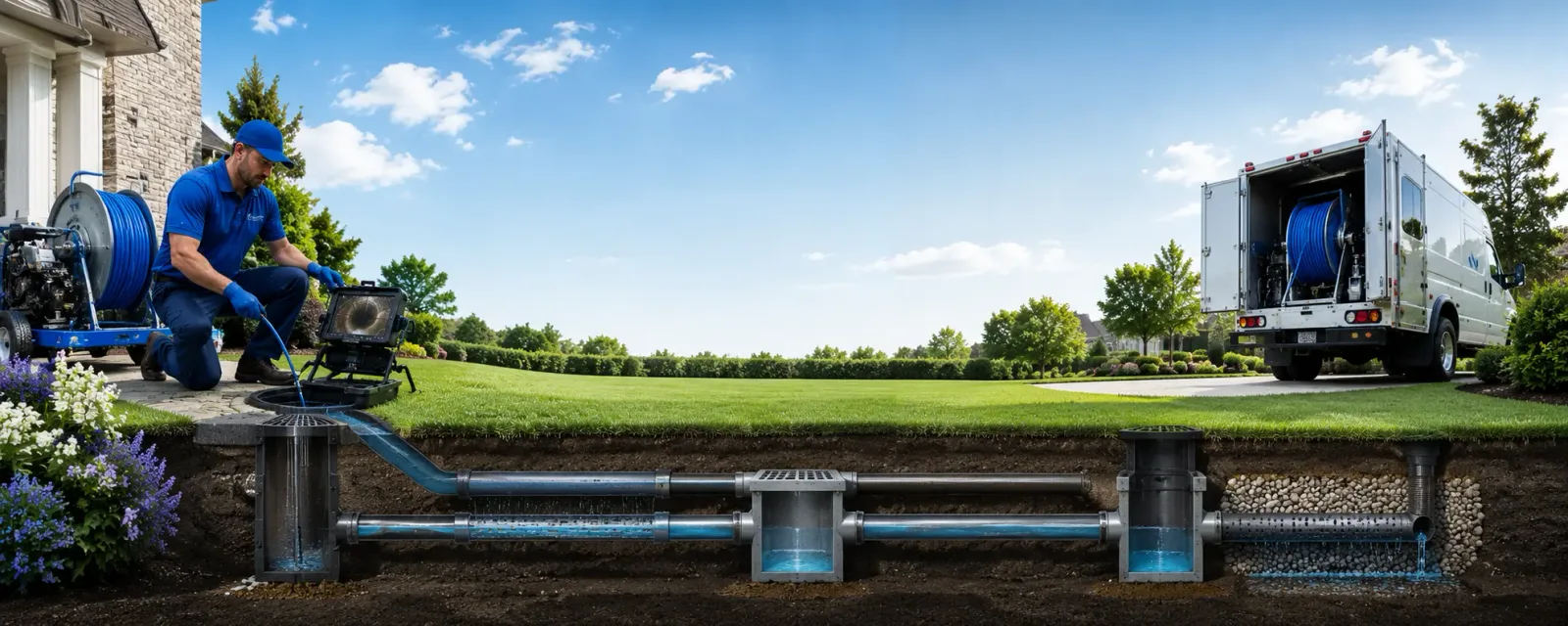 Outdoor drain cleaning information for Coopersburg, PA